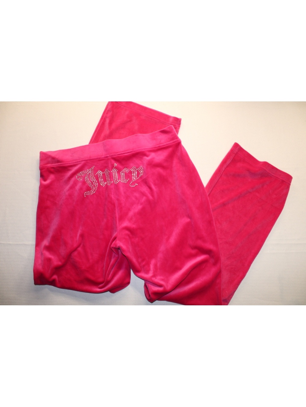 Juicy Tracksuit Y2K Flared OG Big Bling Velour Track Pants Size XL